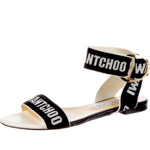 Luxury Designer Jimmy Choo flat sandals